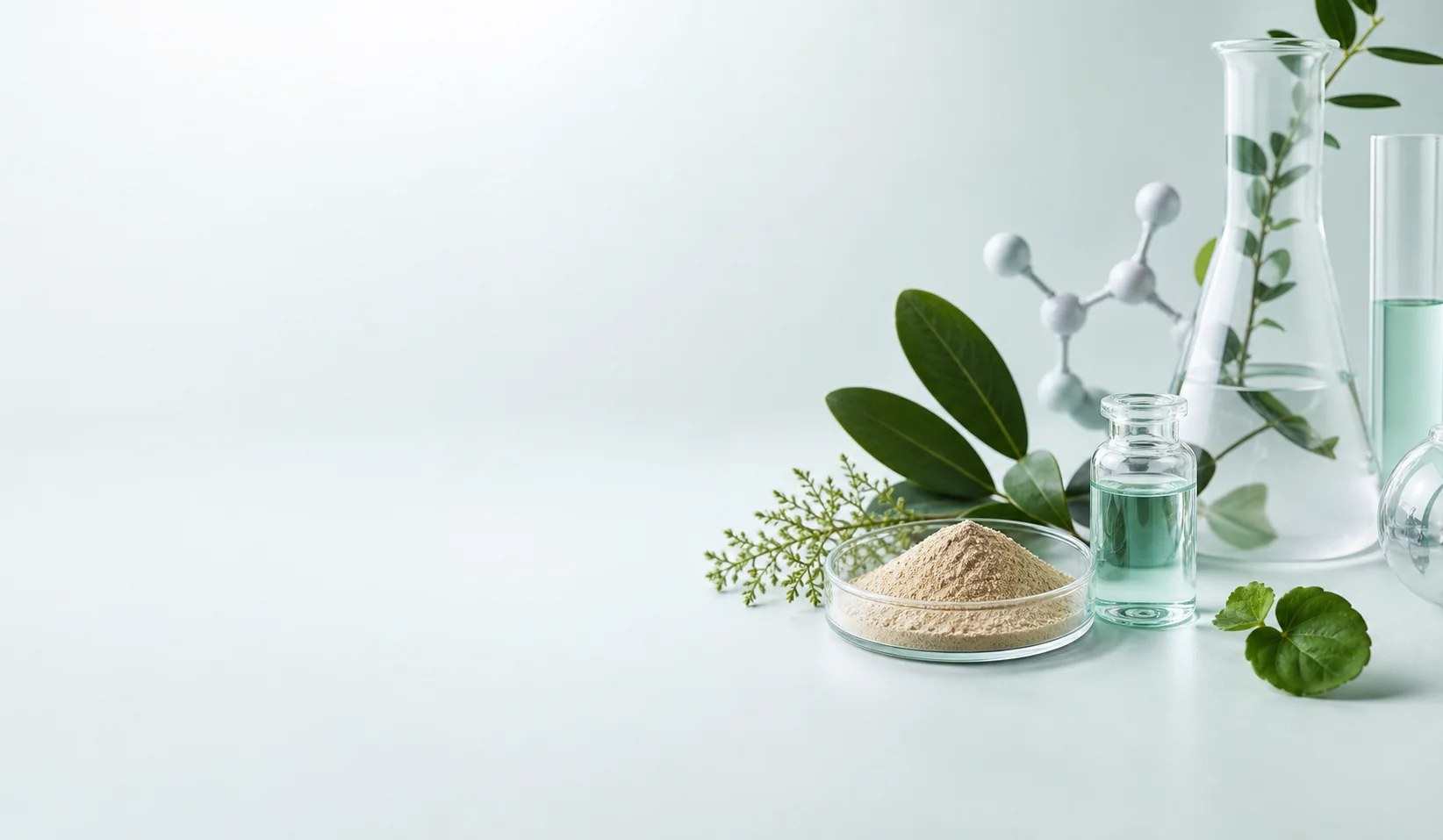 Cosmetic ingredient samples and botanical materials