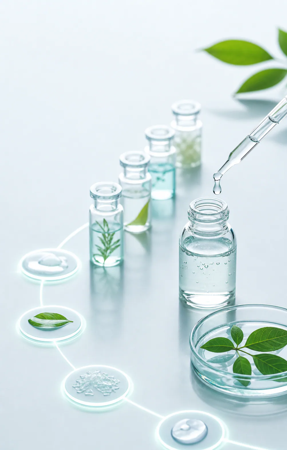 Cosmetic ingredient sample and project evaluation process